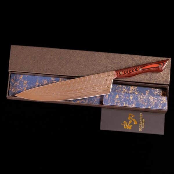 Kockkniv/Kökskniv i Damaskusstål – Amor I. Limited Edition - Bild 2