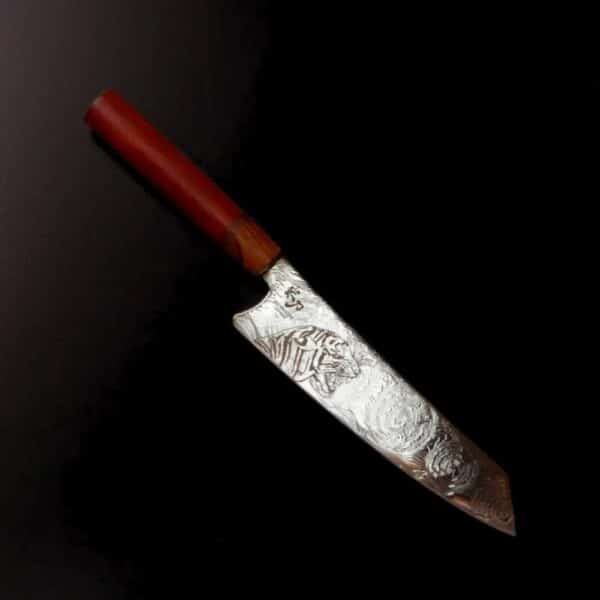 Kockkniv i Damaskusstål – Tigritude II. Limited Edition - Bild 8