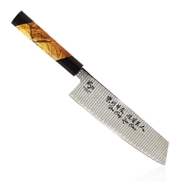 Kockkniv i Damaskusstål – Yolo II. Limited Edition