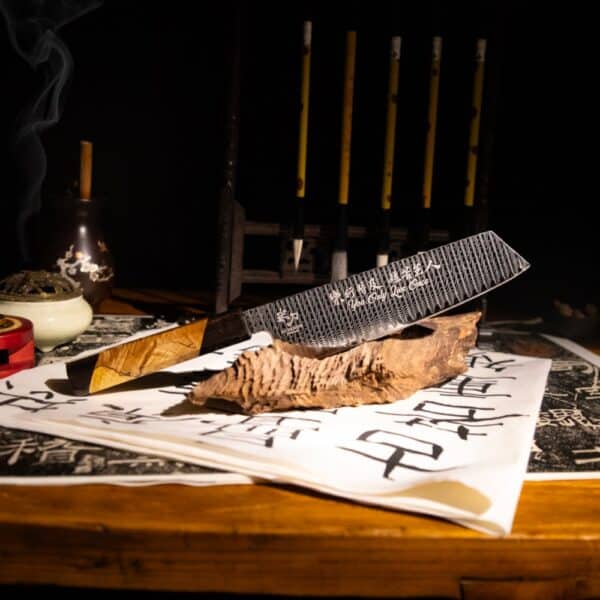 Kockkniv i Damaskusstål – Yolo II. Limited Edition - Bild 2