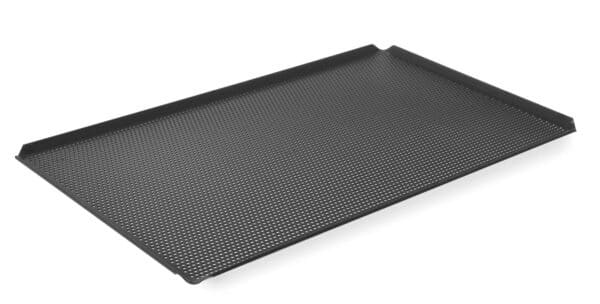 Perforerad GN 1/1 non-stickplåt med 4 kanter, 530 x 325 mm