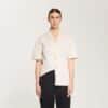 CAMP COLLAR JACKET – TAN_front