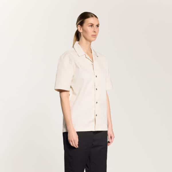 CAMP COLLAR JACKET – TAN_right