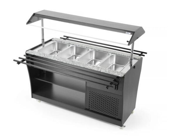 Buffékylvagn,  +2˚C till +10˚C, 1490 x 765 x (h) 1370 mm