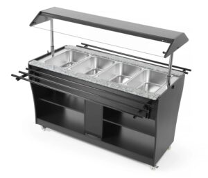 Buffévagn, +30˚C till +90˚C, 1490 x 765 x (h) 1370 mm