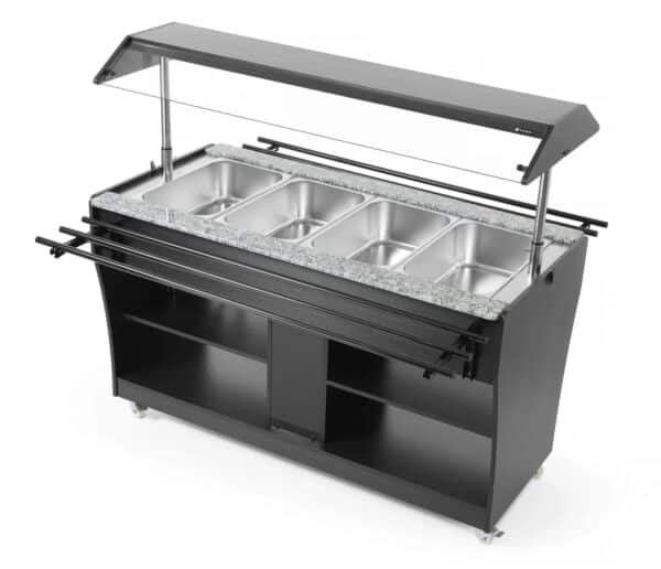 Buffévagn, +30˚C till +90˚C, 1490 x 765 x (h) 1370 mm