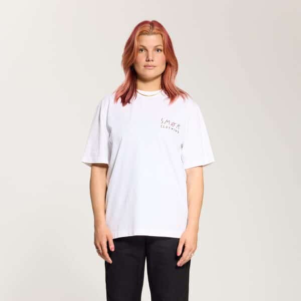 SMØR, T-shirt "White Hallberg"