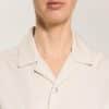 CAMP COLLAR JACKET – TAN_front_collar