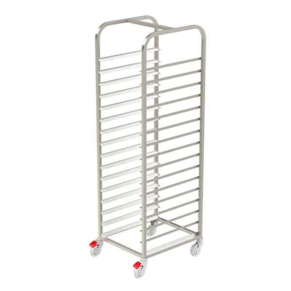 Degvagn för 16 degplåtar, 525 x 600 x (h) 1800 mm