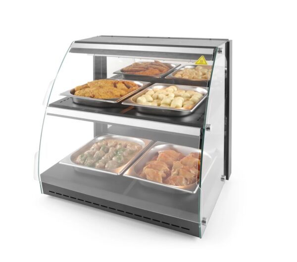 Varmhållande display, 230V / 560W, 650 x 485 x (h) 630 - Bild 2