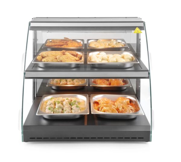 Varmhållande display, 230V / 560W, 650 x 485 x (h) 630 - Bild 4