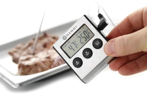 Stektermometer med timer, 65 x 70 x (h) 17 mm - Bild 2