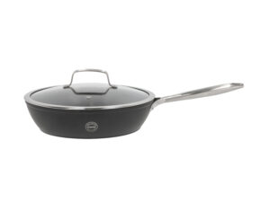 Pillivuyt Gourmet "Travo" Traktörpanna med lock, keramisk non-stick, Ø 28 cm, Svart