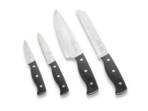 Austral Knivset 4 delar Stål/Svart