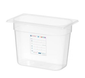 GN kantin ”HACCP”, Polypropylen (PP), GN 1/4