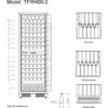 Inbyggbar vinkyl – TFW400-2F 416 / 350 L – 163 flaskor - Bild 5