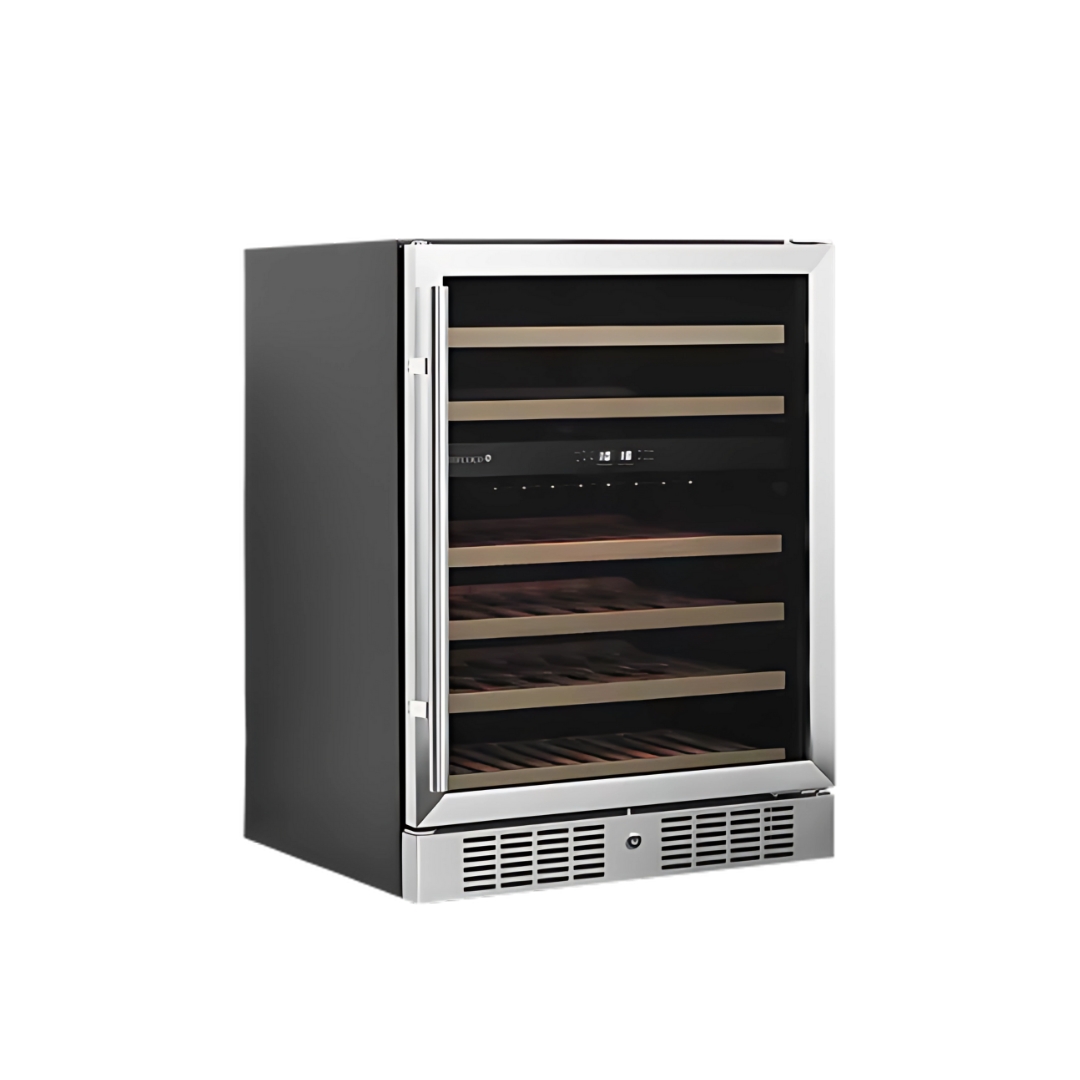 Inbyggbar vinkyl –  Rostfritt 131/141 L – 46/48 flaskor - 2 zoner