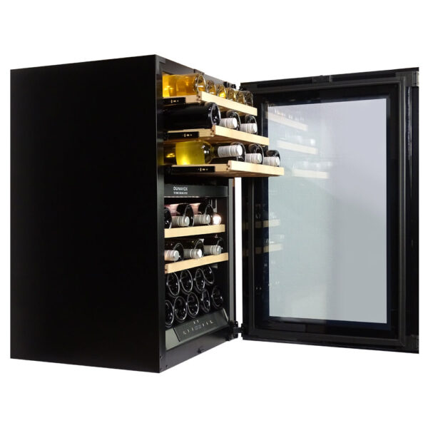 Dunavox JOY-42 helintegrerad vinkyl med dubbla temperaturzoner och LED-display