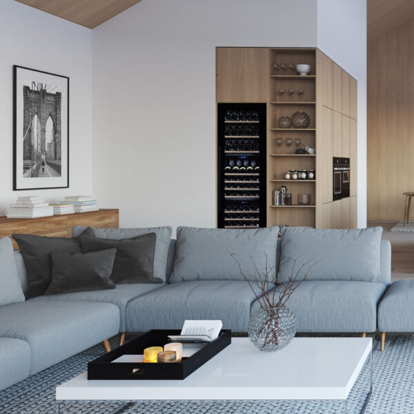 Dunavox BALANCE-24.TO helintegrerad vinkyl med push-to-open och LED-belysning