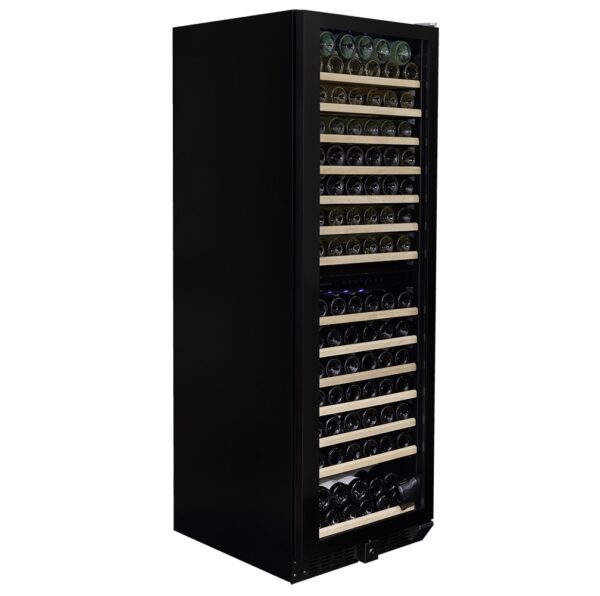 Dunavox GRANDE-166 premium vinkyl med teleskopskenor och blå LED-belysning