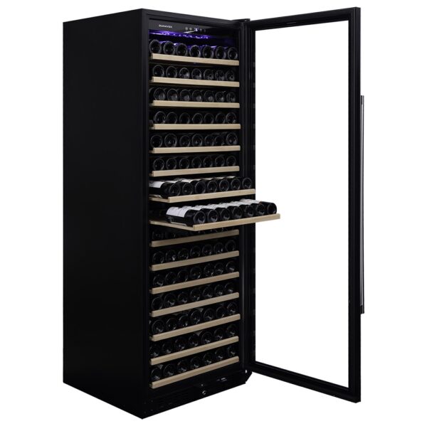 Dunavox GRANDE-194 premium vinkyl med teleskopskenor och blå LED-belysning