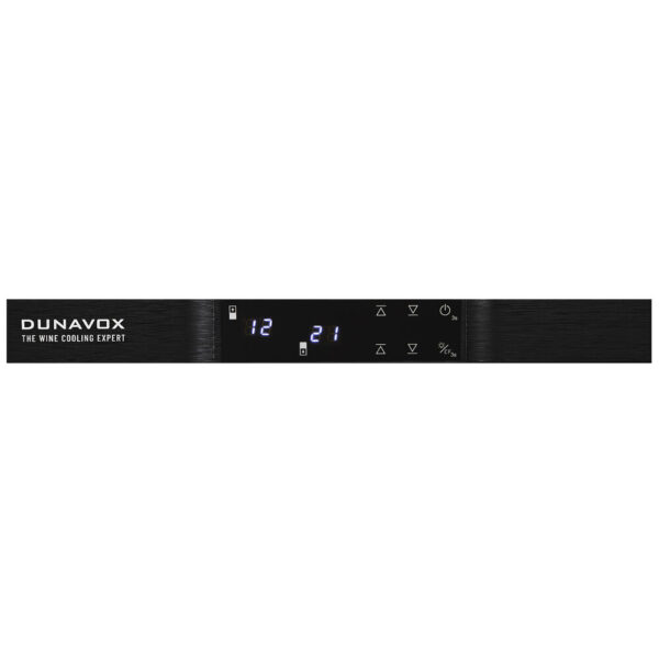 Dunavox JOY-26 helintegrerad vinkyl med dubbla temperaturzoner och LED-display