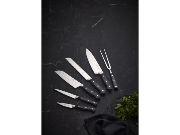 Pluton Knivset 6 delar Stål/Svart - Bild 4
