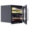 Dunavox DAVS-25.63 rostfri inbyggnadsvinkyl med touch-screen och LED-belysning