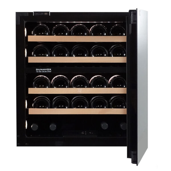 Dunavox BALANCE-26.TO helintegrerad vinkyl med dubbla temperaturzoner och push-to-open