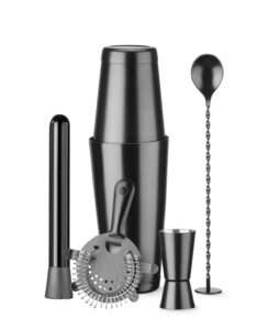 Cocktailset, svart, Ø 120 x (h) 320 mm