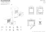 Integrerbar vinkyl – Dunavox DAVG-18-46SS.TO – 18 flaskor - Bild 6