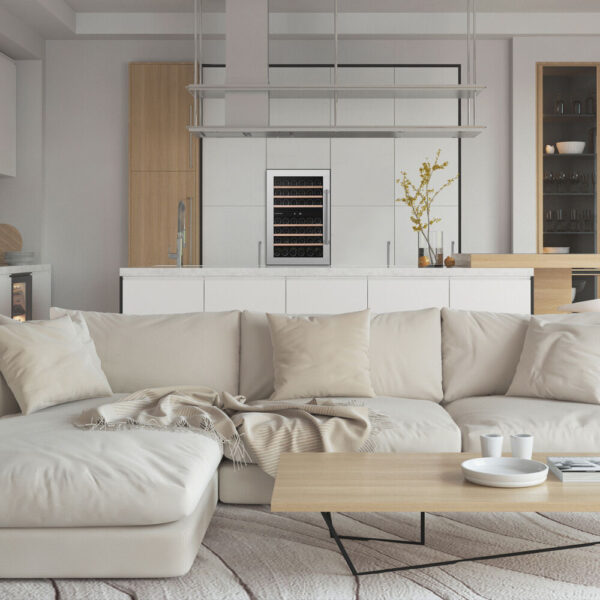 Dunavox DAB-42.117 Soul-42 integrerad vinkyl med rostfritt handtag och LED-belysning
